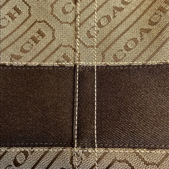 NWOT Coach Tan and Brown crossbody bag - Picture 4 of 13